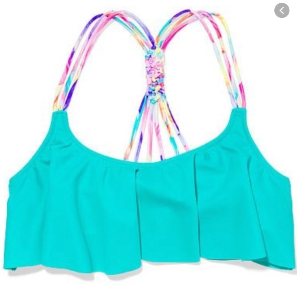 Victoria Secret PINK flounce bikini top